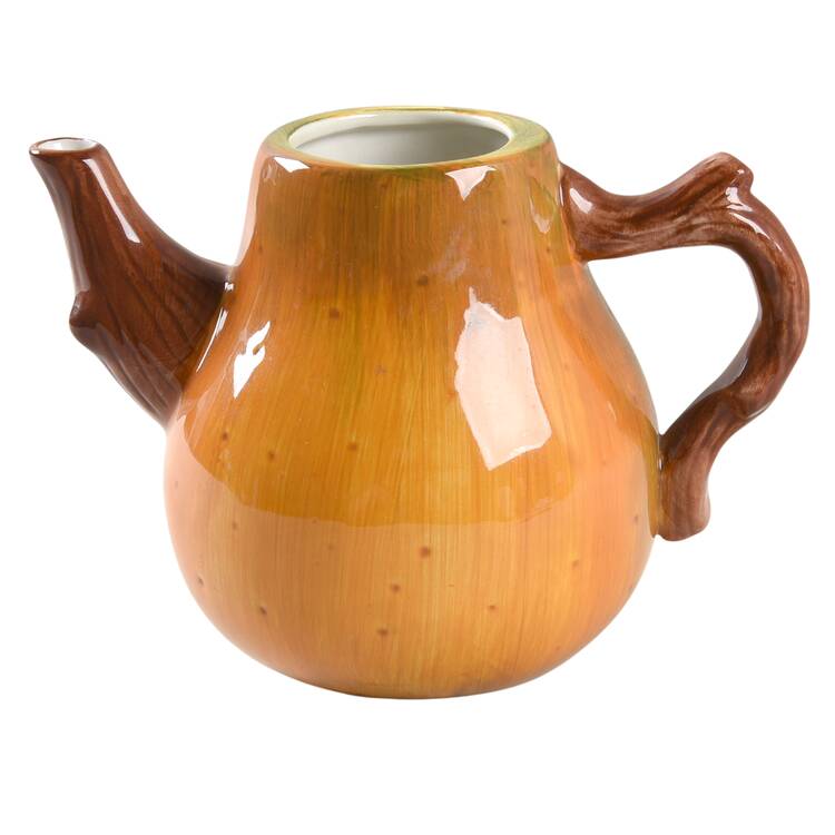 Sonoma (Tan Body, Rim Shape) Mini Figural Teapot No Lid