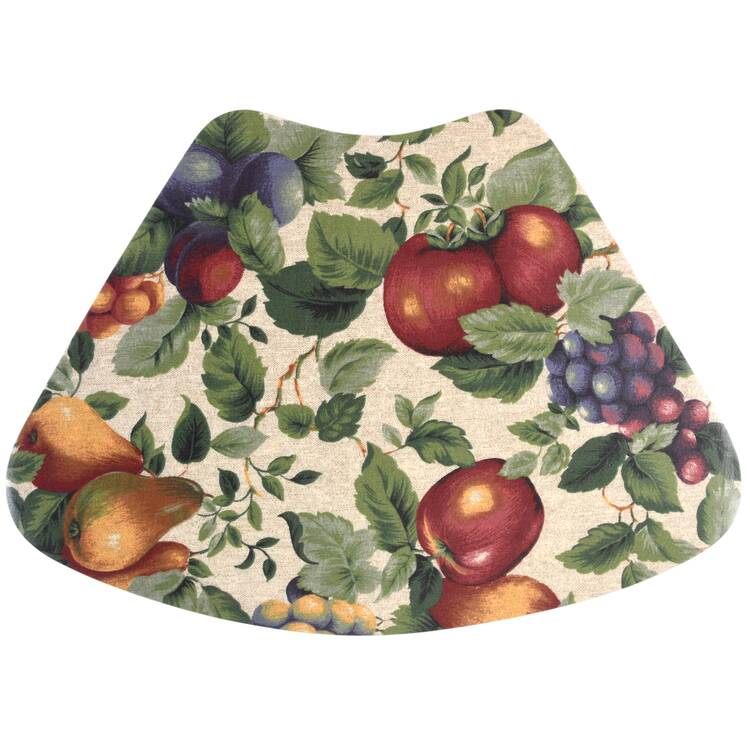 Sonoma (Tan Body, Rim Shape) Vinyl Placemat