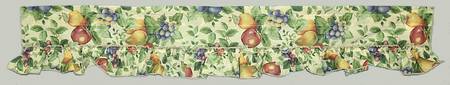 Sonoma (Tan Body, Rim Shape) 60" X 10" Curtain Valance