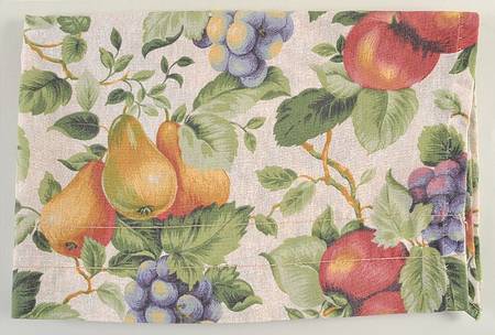 Sonoma (Tan Body, Rim Shape) 35" X 28" Swag Curtain Valance