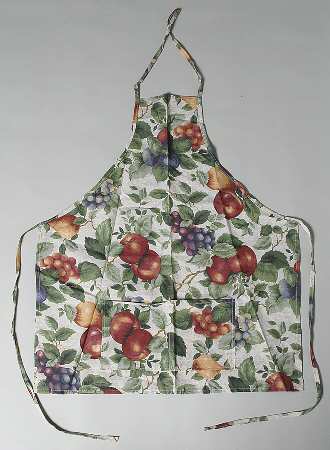 Sonoma (Tan Body, Rim Shape) Cloth Kitchen Apron
