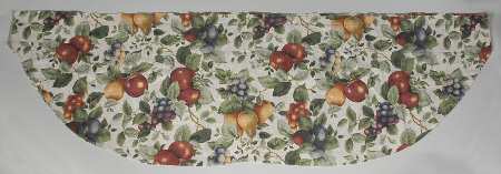 Sonoma (Tan Body, Rim Shape) 56" X 18" Curtain Valance
