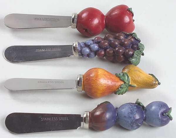 Sonoma (Tan Body, Rim Shape) Individual Spreader - Set of 4 Motifs