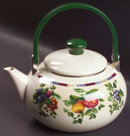 Sonoma (Tan Body, Rim Shape) Metal Kettle & Lid