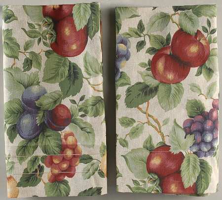 Sonoma (Tan Body, Rim Shape) Pair of 27" X 26" Curtain Panel