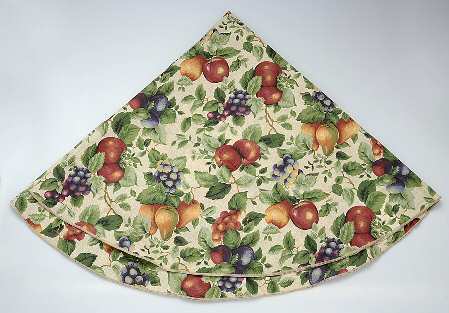 Sonoma (Tan Body, Rim Shape) 60" Round Tablecloth by Sakura