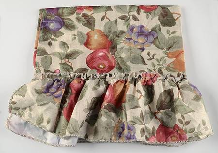 Sonoma (Tan Body, Rim Shape) 60" X 14" Curtain, Button Pleat Valance