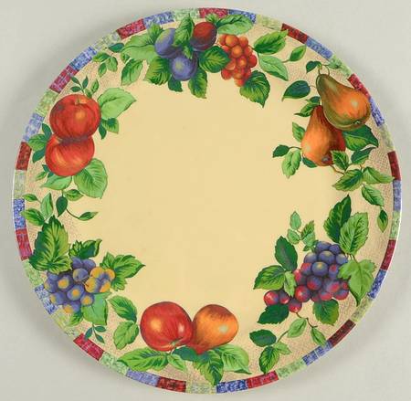 Sonoma (Tan Body, Rim Shape) Melamine Dinner Plate
