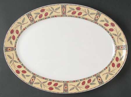 Mesa 16" Oval Serving Platter