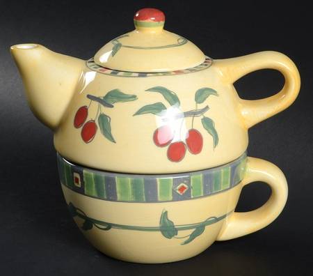 Mesa Individual Teapot & Lid with Cup