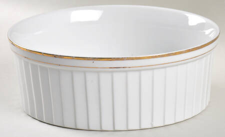 White & Gold 7" Souffle