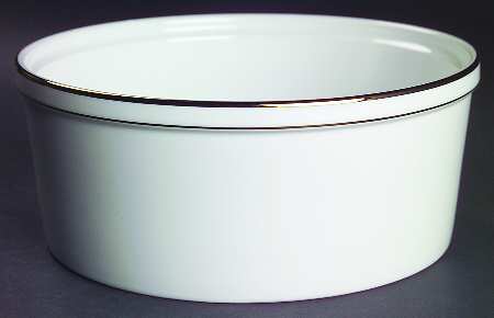 White & Gold 7" Souffle