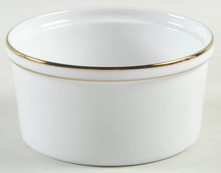 White & Gold Ramekin