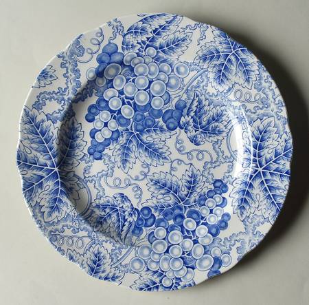 Grapes Luncheon Plate