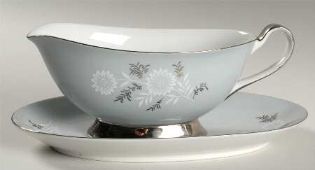 Starlite (Red Backstamp) Gravy Boat & Underplate/Relish