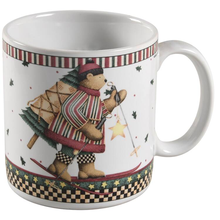 Sledding Characters Mug