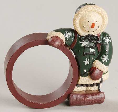 Sledding Characters Napkin Ring