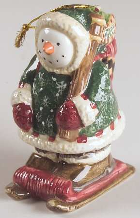 Sledding Characters Ornament