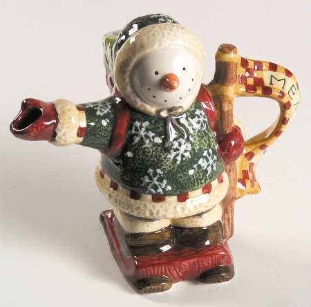 Sledding Characters Figural Creamer