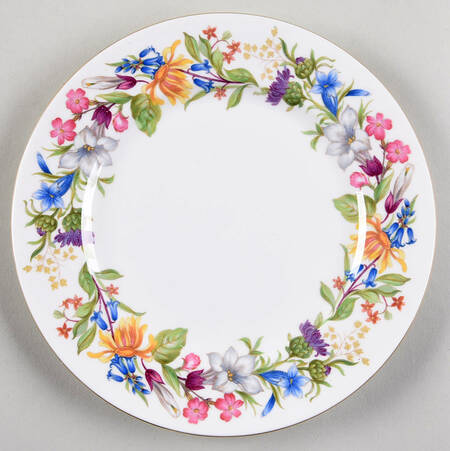 Spring Bouquet (Smooth Shape) Salad Plate
