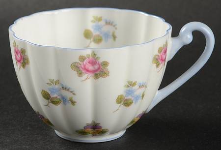 Rose, Pansy, Forget Me Not Flat Cup
