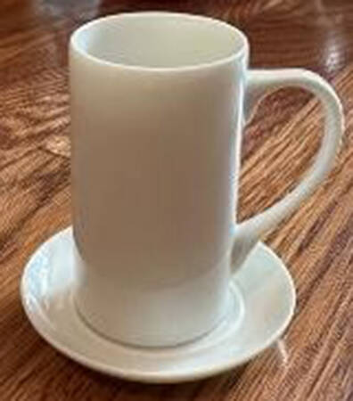 Forma White Espresso Cup and Saucer Set