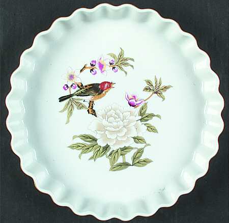 Chinese Garden (Mustard Trim) 10" Quiche