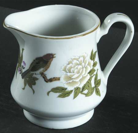 Chinese Garden (Mustard Trim) Creamer
