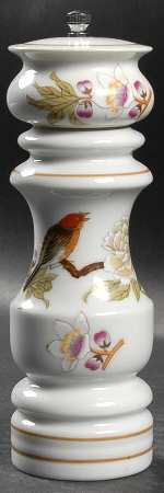 Chinese Garden (Mustard Trim) Pepper Mill