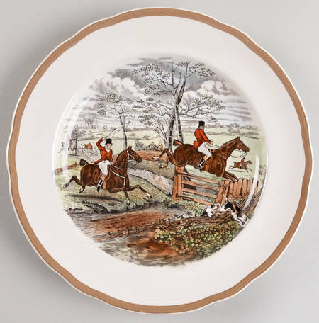 Herring Hunt Luncheon Plate