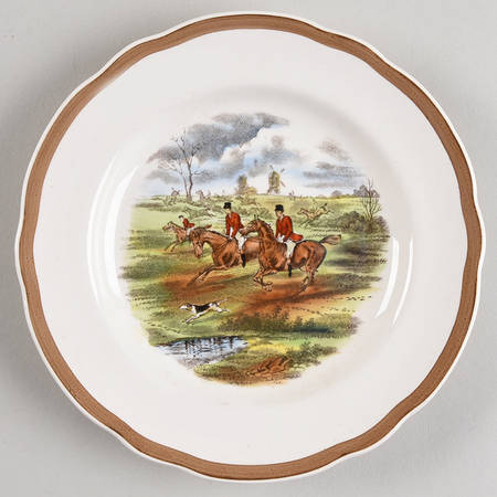 Herring Hunt Bread & Butter Plate