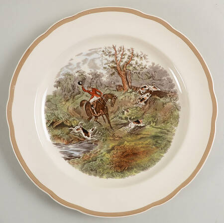 Herring Hunt Dinner Plate