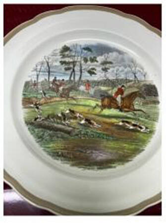 Herring Hunt Dinner Plate