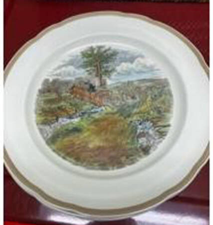 Herring Hunt Dinner Plate
