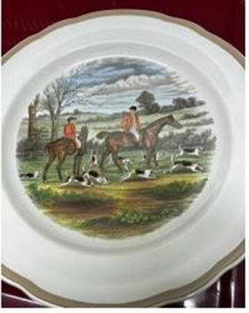 Herring Hunt Dinner Plate