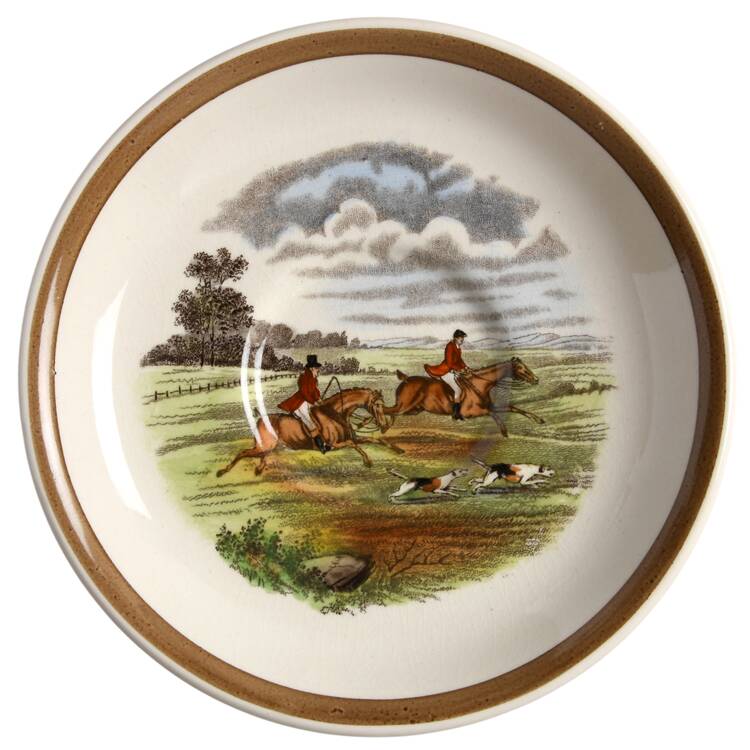 Herring Hunt Saucer for Flat Cup