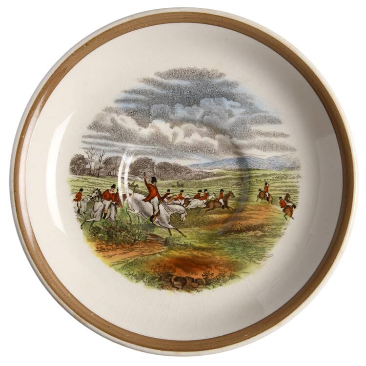 Herring Hunt Saucer for Flat Cup