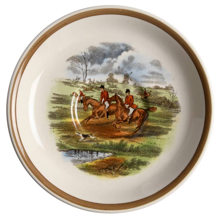 Herring Hunt Saucer for Flat Cup
