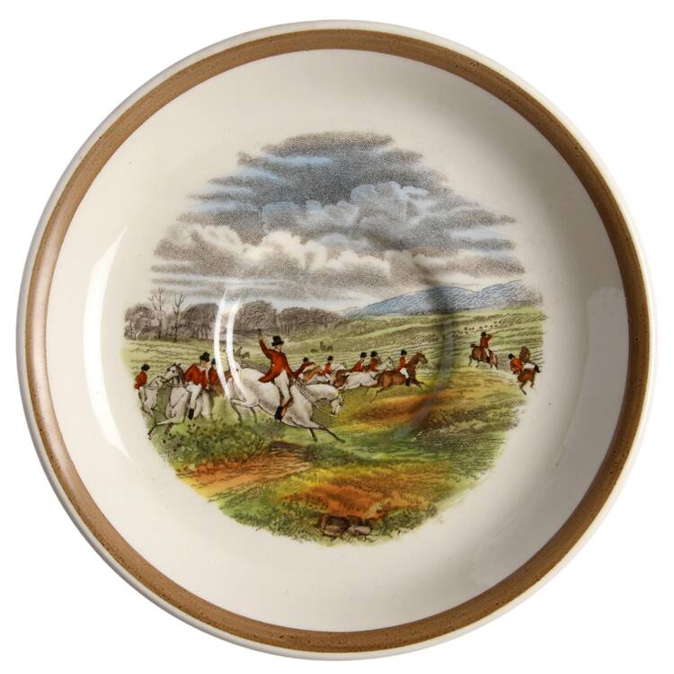 Herring Hunt Saucer for Flat Cup