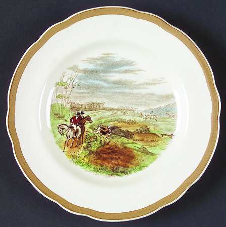 Herring Hunt Bread & Butter Plate