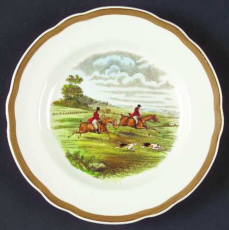 Herring Hunt Bread & Butter Plate