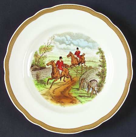 Herring Hunt Bread & Butter Plate