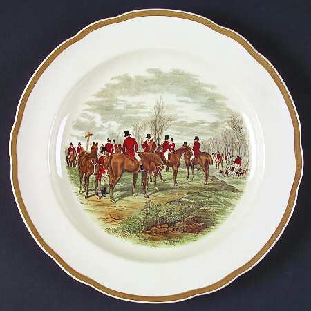 Herring Hunt Dinner Plate