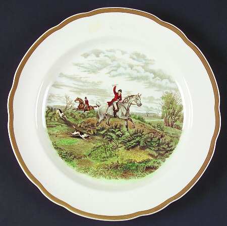 Herring Hunt Dinner Plate