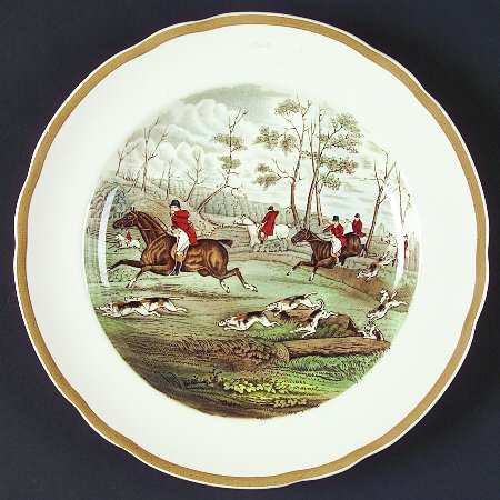 Herring Hunt Luncheon Plate