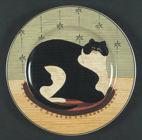 Cat Collection Salad/Dessert Plate