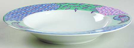 Medley Large Rim Soup Bowl by Studio Nova