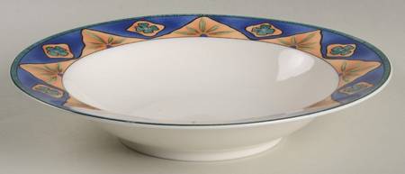 Starburst Large Rim Soup Bowl