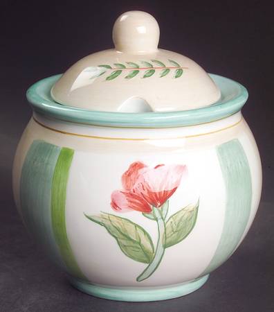 Garden Cafe Sugar Bowl & Lid