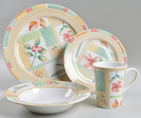 Garden Cafe 4 Piece Place Setting